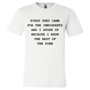 First they came for...