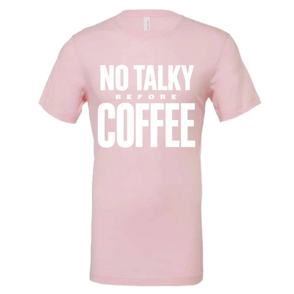 No talky before coffee