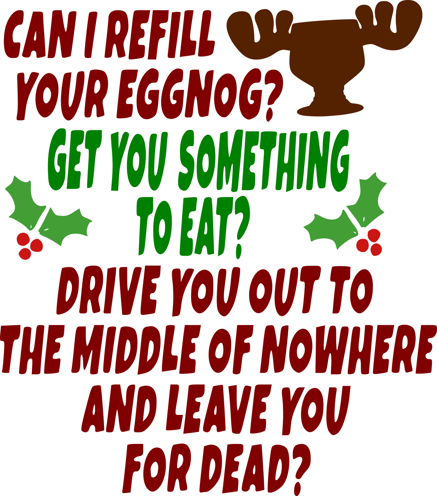 Refill your Eggnog?